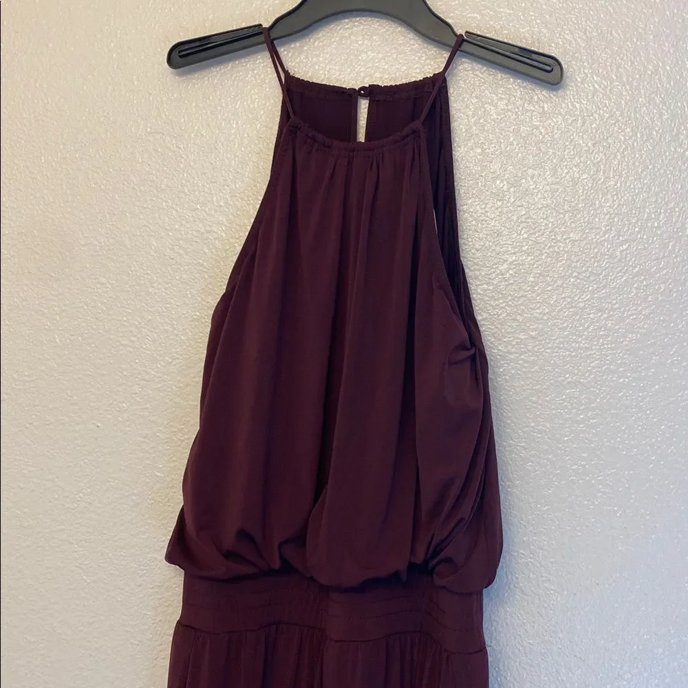 WEISSMAN balera Dance burgundy Costume Split Leg Unitard body suit MJ12201 LA ad